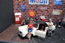 Mercedes Benz 280SL 1968 die „Pagode“ Handkoloriert „Sitze mit echtem Leder“