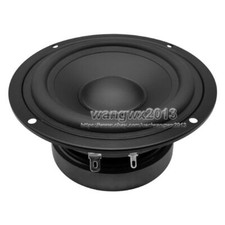1x 4.5" inch 8Ohm 80W Hi-Fi Sealed Basket Mid Range Audio Speaker Loudspeaker #E