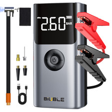 BIUBLE 7500A Auto Starthilfe Jump Starter Ladegerät 12V mit Luftpumpe Kompressor
