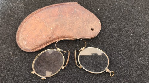 Monokel brille lederetui - monokel,