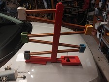 Murmelbahn Holzspielzeug Murmelturm mit Glöckchen 70er Jahre