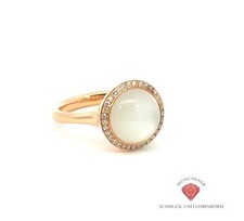 Ring 750/Roségold Mondstein