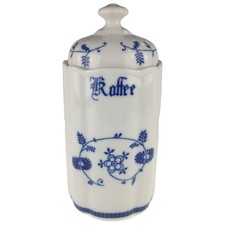 Vorratsdose Kaffee H 21,5 9,8x10 cm WVL Porzellan gebraucht-sehr gut