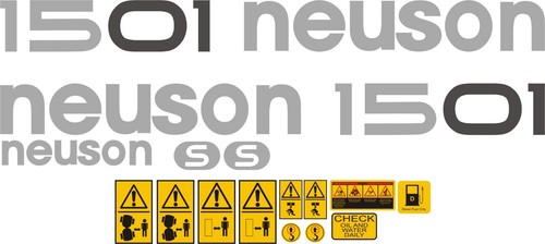 Neuson 1501 dumper - dumper, aufkleber