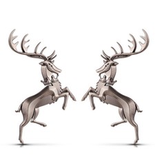  Hirsch-Emblems 1 Paar