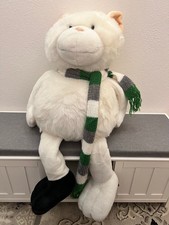 NICI XXL KATZE 100cm STOFFTIER KUSCHELTIER WINTER MIT SCHAL