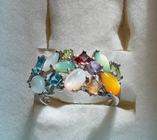 Multicolor Ring, Silber 925
