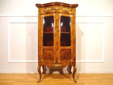 HANNIS ANTIQUE STORE / DRESDNER BAROCK VITRINE UM 1860 - 1880 / NUSSBAUM-12
