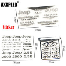 1/10 Logo Sport JEEP 4X4 Sticker Für Axial SCX10 D90 RC Car Truck
