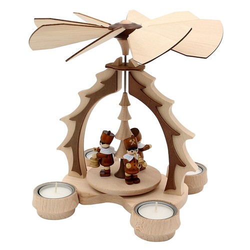 Holz teelichtpyramide - holz,