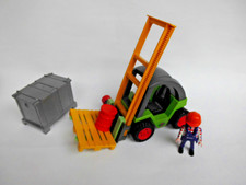PLAYMOBIL Grüner Gabelstapler