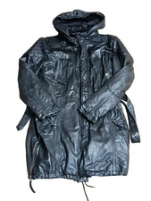 Leder Parka Herren, Lammleder