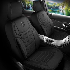 Sitzbezüge passend für Toyota Corolla in Schwarz mit Rückentasche