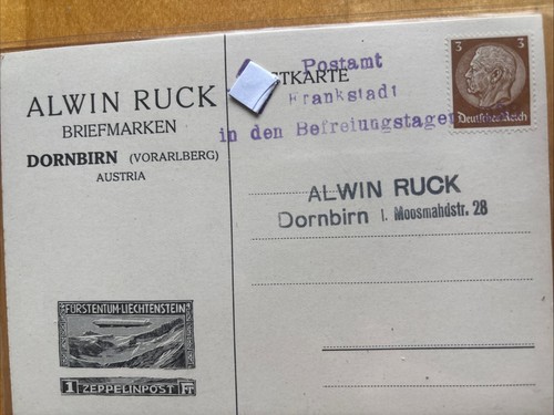 Karte sudetenland postamt - karte,