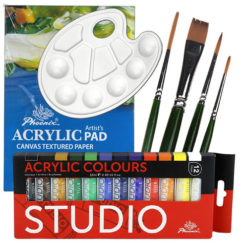 Malset phoenix acrylfarben - phoenix,