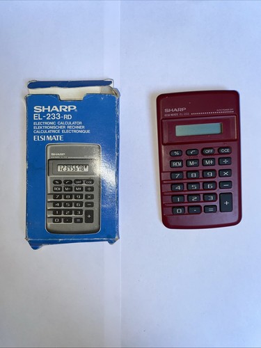 Vintage sharp 233 elsi - vintage, el-233