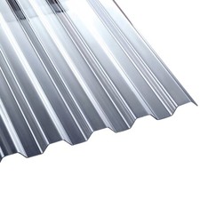 Polycarbonat Wellplatten - Glasklar - 76/18 Trapez - 1,5 mm - 20,90€/m²