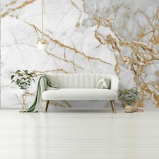 Vlies Fototapete Marmor gold