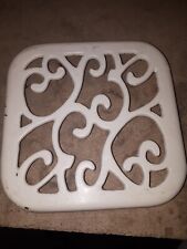 Antiker Topfuntersetzer Guss Emial Ca.21x21 Cm.