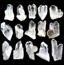 kleine Bergkristall Stufen