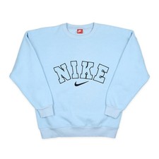 Nike Vintage Spellout Sweater Embroid Babyblau 