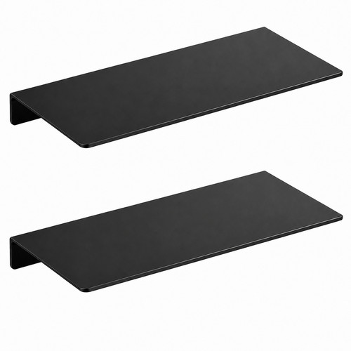 Aluminium wandregal schwarz - aluminium,
