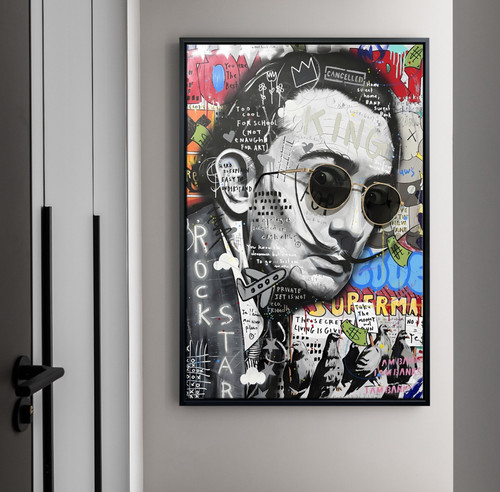 Pop art salvador dali - mr.,