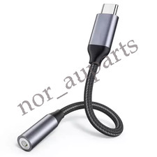 USB C auf AUX Adapter Typ C Kabel 3,5mm Klinke Handy Audio Musik Kopfhörer AUX