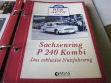  DDR Auto  Dokumente Sachsenring P 240 Kombi