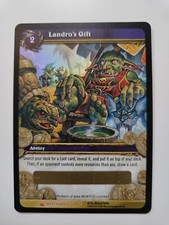 Landro's Geschenk unzerkratzt WoW World of Warcraft TCG Lootkarte