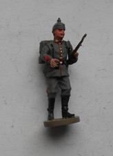 vollplastische milit. Zinnfigur, ca. 6,2 cm hoch, bemalt,1. Weltkrieg, Wehrmacht
