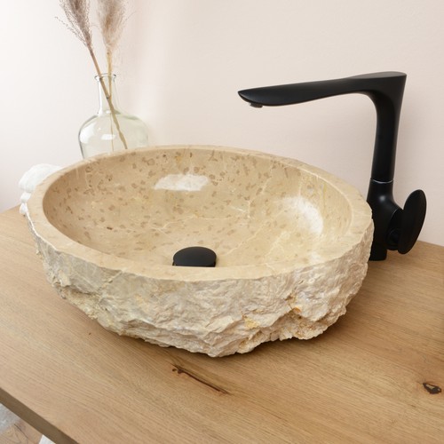 Marmorwaschbecken erosi creme - marmorwaschbecken,