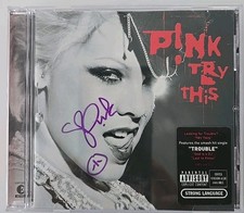 PINK CD Autogramm Signiert
