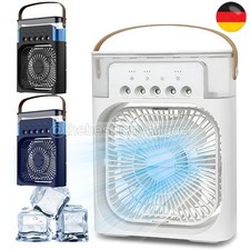 3-IN-1 Mini Luftkühler Klimaanlage Ventilator LED Nachtlicht Büro Luftbefeuchter