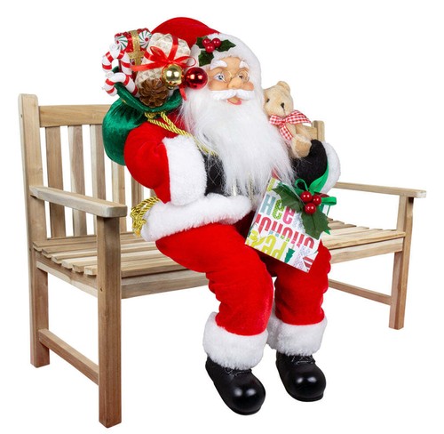 Deko weihnachtsmann carl rot - deko,