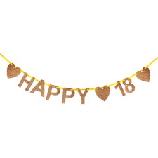 Happy 18 Girlande für 18