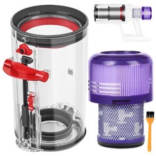 Staubbehälter & Filter Set Kompatibel mit Dyson V15 V11 Staubsauger Ersatzteile