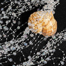 52 Meter Perlengirlande weiß