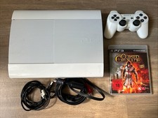 Sony PS3 PlayStation 3 Super Slim Konsole Weiß 500GB CECH-4004C