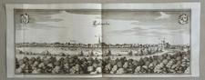 Schloss Calvörde Ansicht Wappen Topographia Lüneburg EA Merian Kupferstich 1653