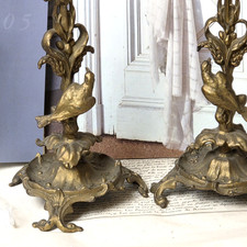 Paar antiker Kerzenleuchter