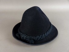 Graf Waldegg Herren Hut blau Gr. 56 Haarfilzhut Filzhut Jägerhut (EB)