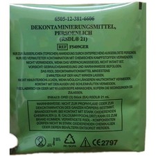 Bundeswehr ABC Dekontaminierungsmittel Original Neuware Katastrophenschutz Atom