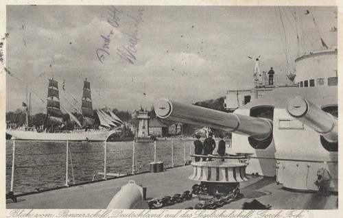 Blick vom panzerschiff - ak,
