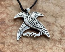 Hugin Munin Raben Odin Thor Wikinger Mittelalter Schmuck Halskette Viking K16.8
