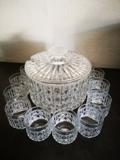 Nachtmann Bowle Service, Bleikristall , 4l- Bowletopf und 12 Gläser