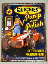 Blechschild Quickies Pin Up