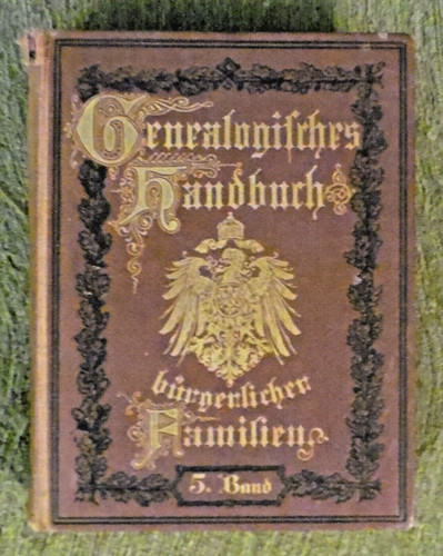 Genealogisches handbuch - genealogisches,