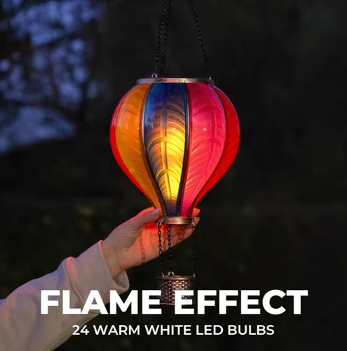 Solar led heißluftballon - led,