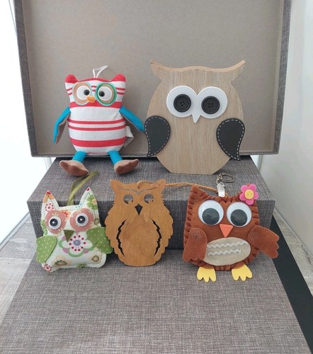 Eule sammlung stoffeule - 5x,